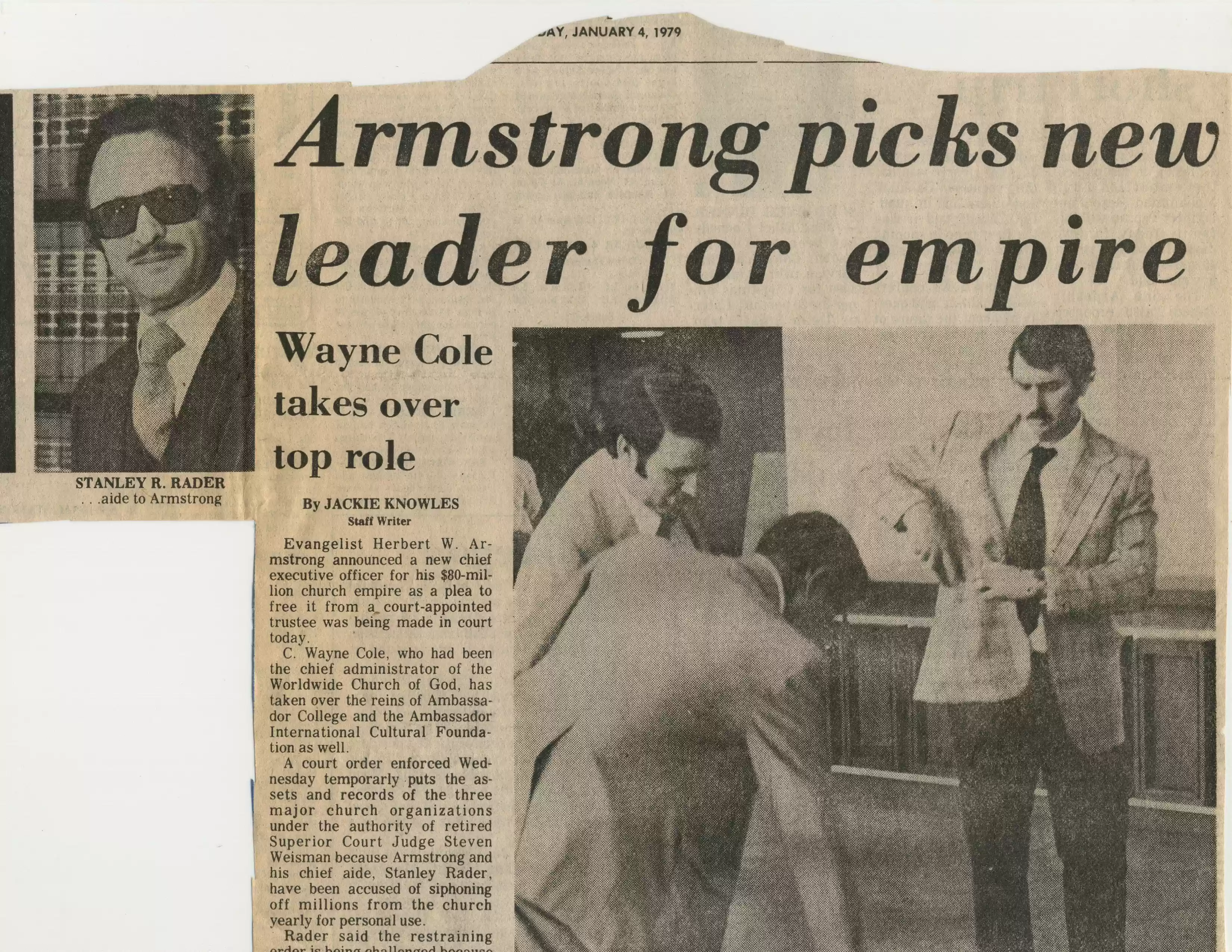 1. Pasadena Star News, 1-4-79
